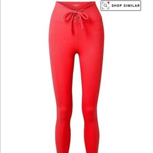 Year of Ours Red Ribbed Football set in red